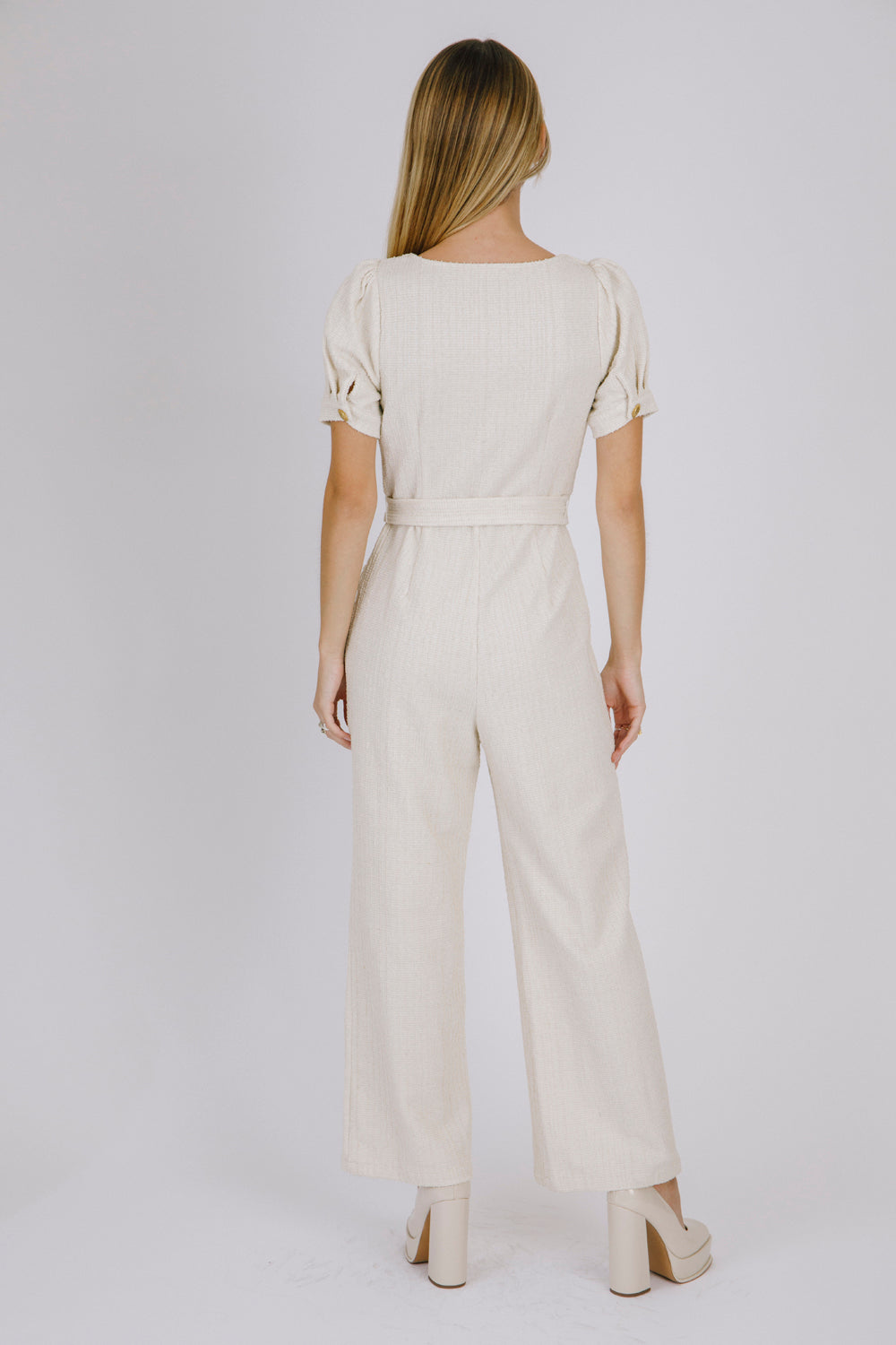 PARISIAN TEXTURED JUMPSUIT