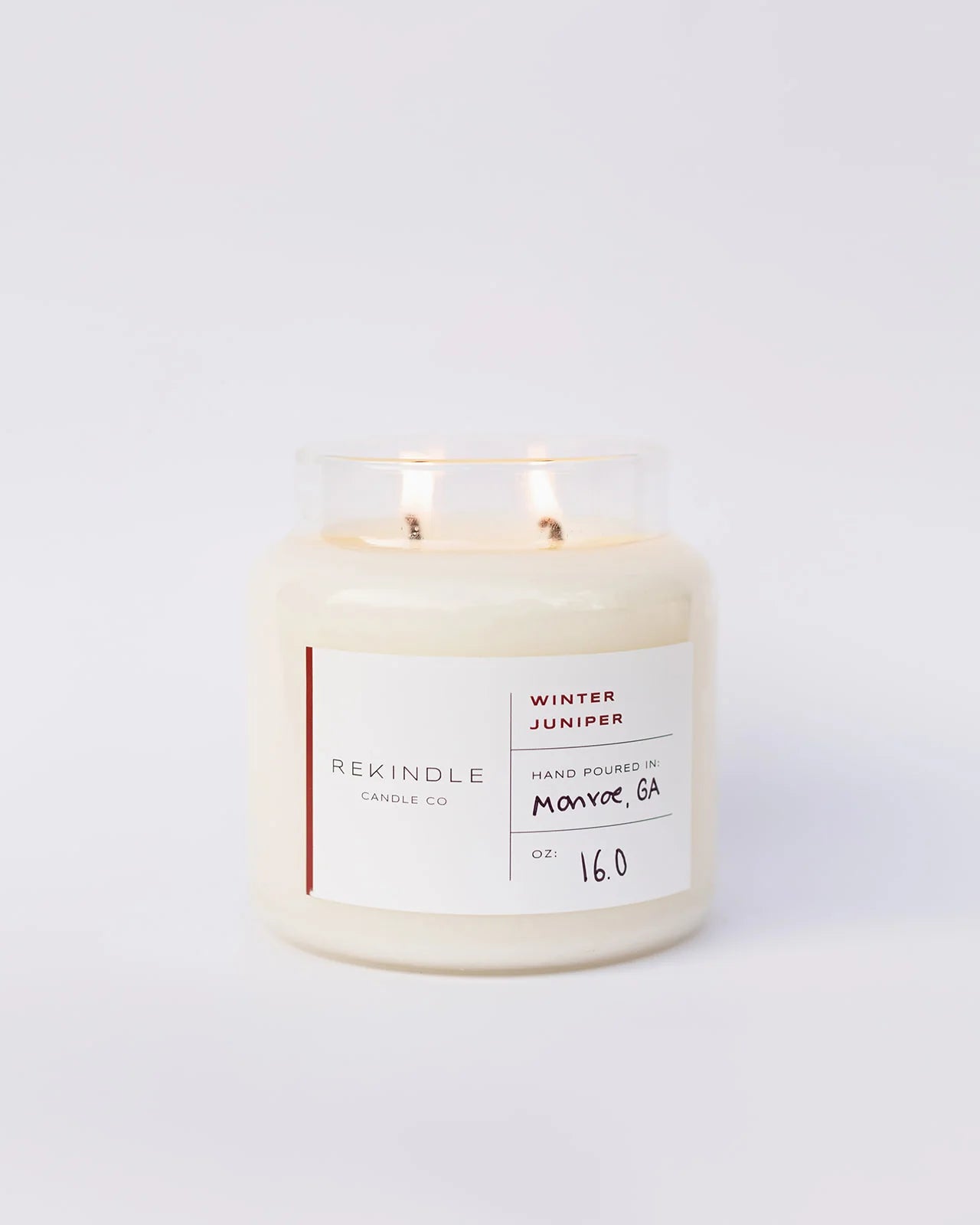 REKINDLE CANDLE CO 12 OZ APOTHECARY JAR CANDLE