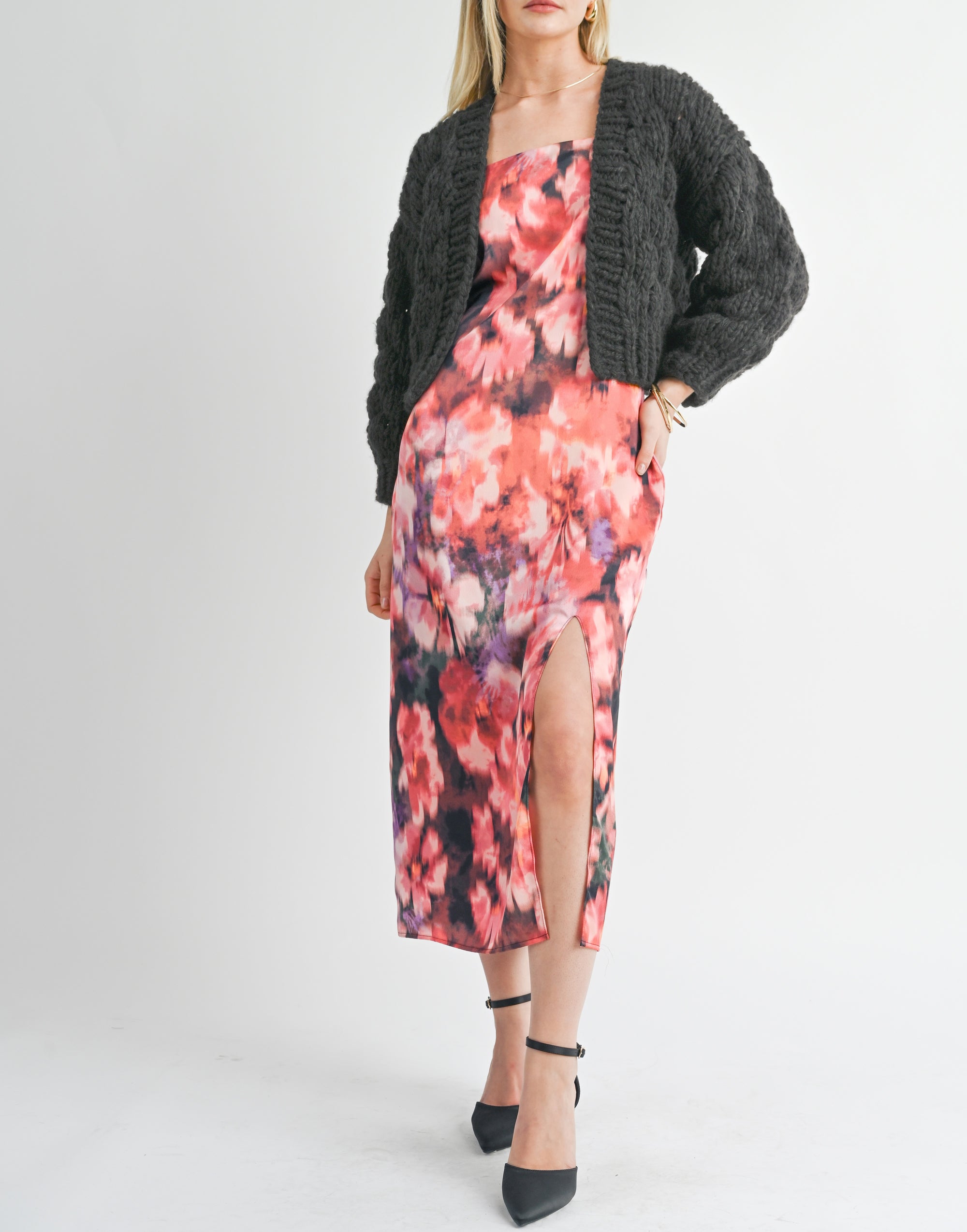 "HOLD ON" CARDIGAN