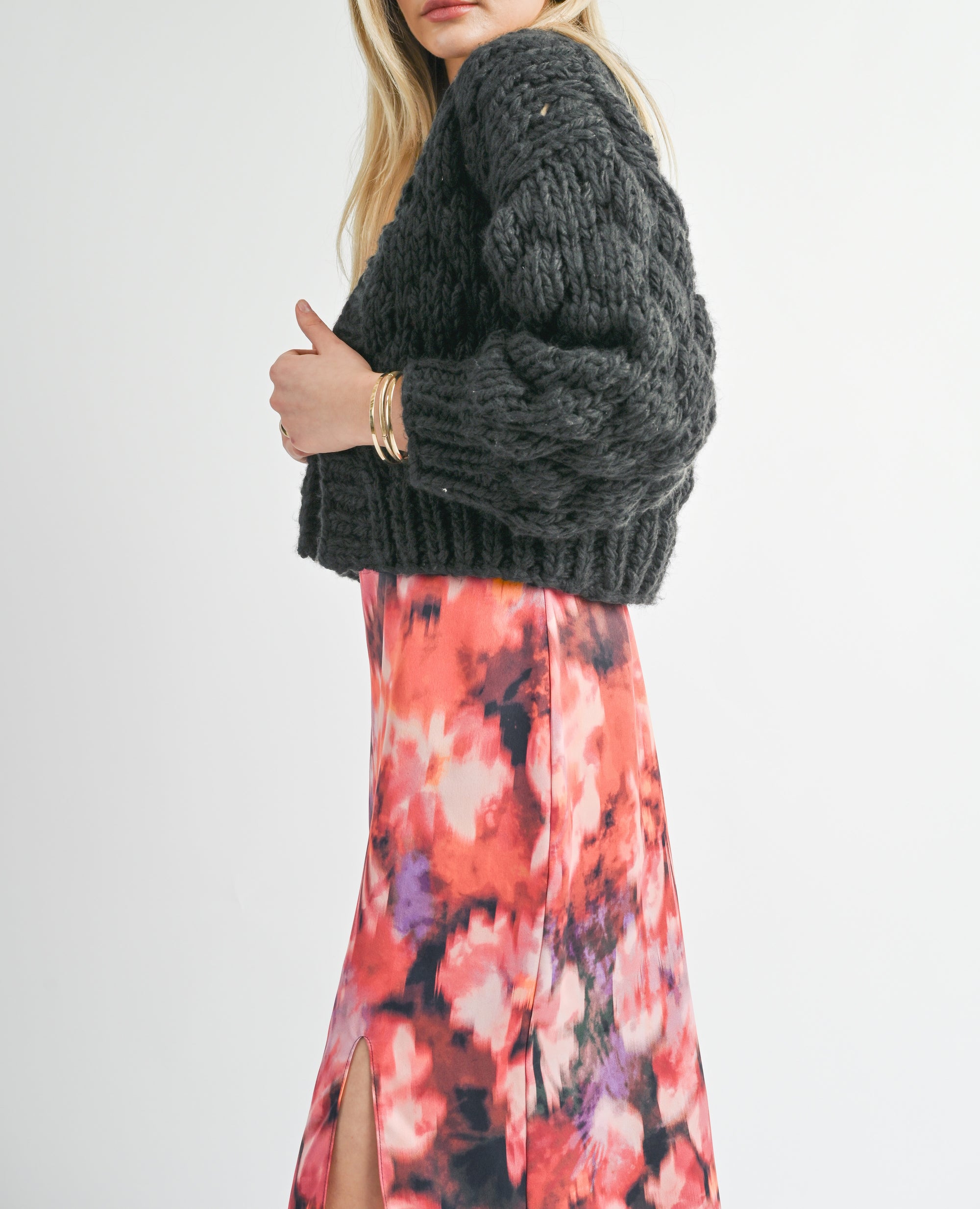 "HOLD ON" CARDIGAN