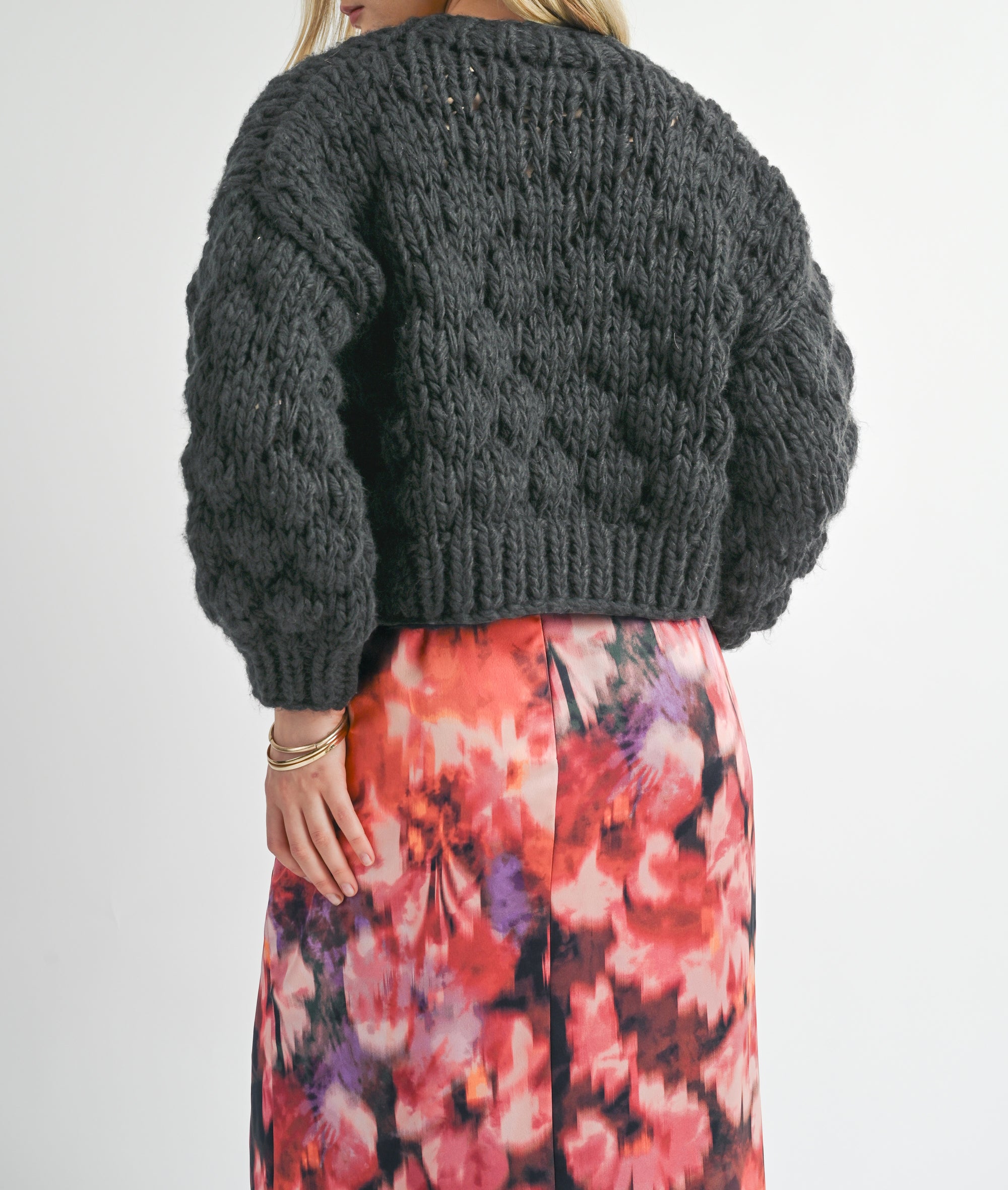 "HOLD ON" CARDIGAN