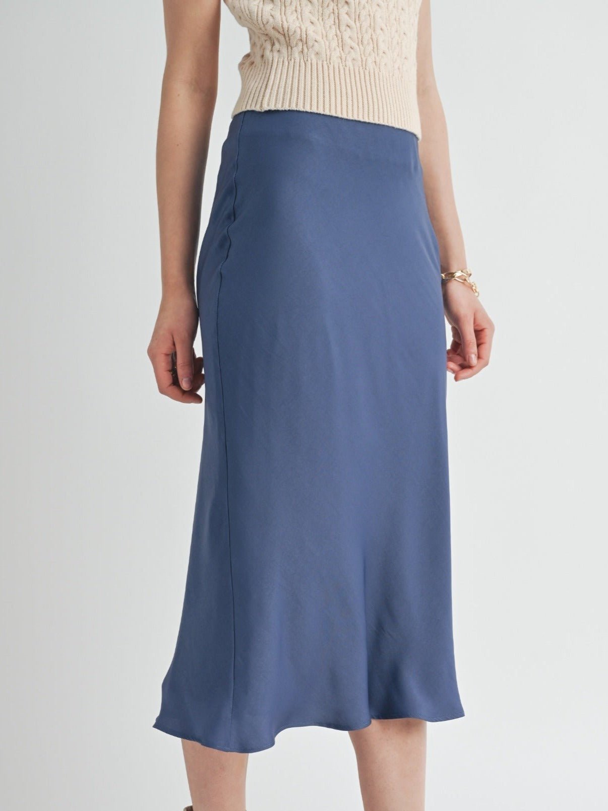 "CHOSEN" MIDI SKIRT