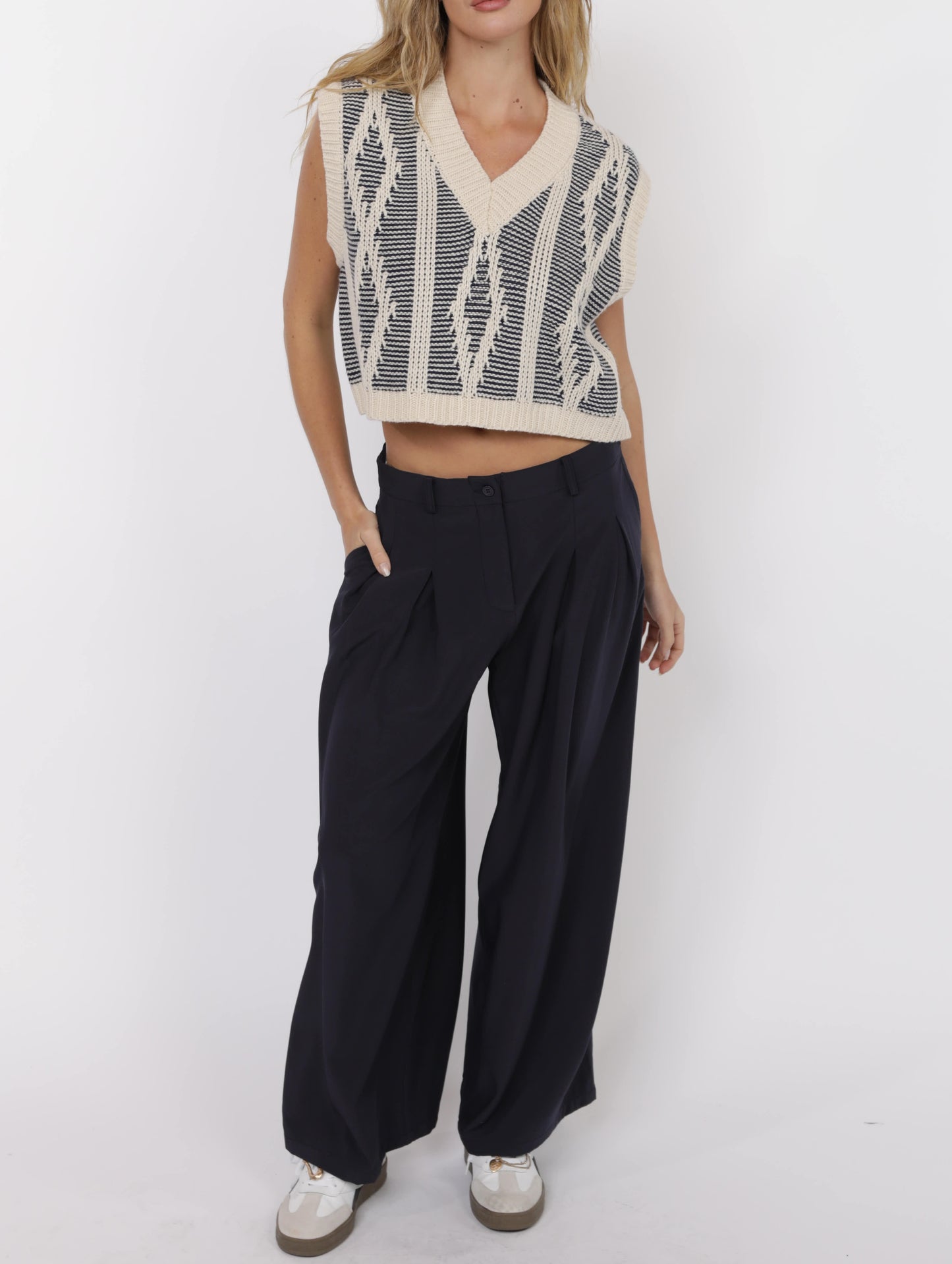 "MULTIPLIED" SWEATER VEST