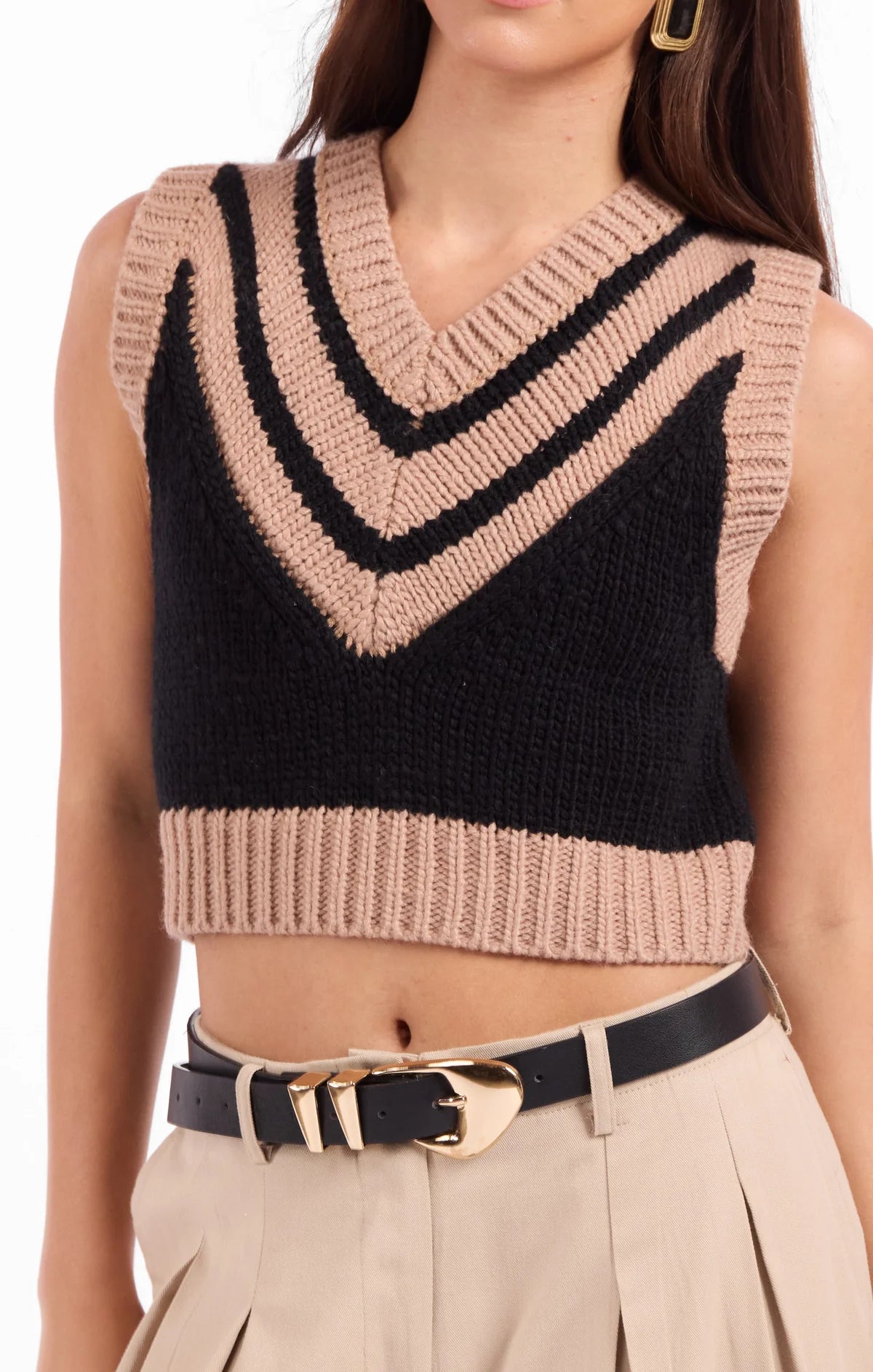 "STUDY HALL SWEATER VEST" by Sage The Label