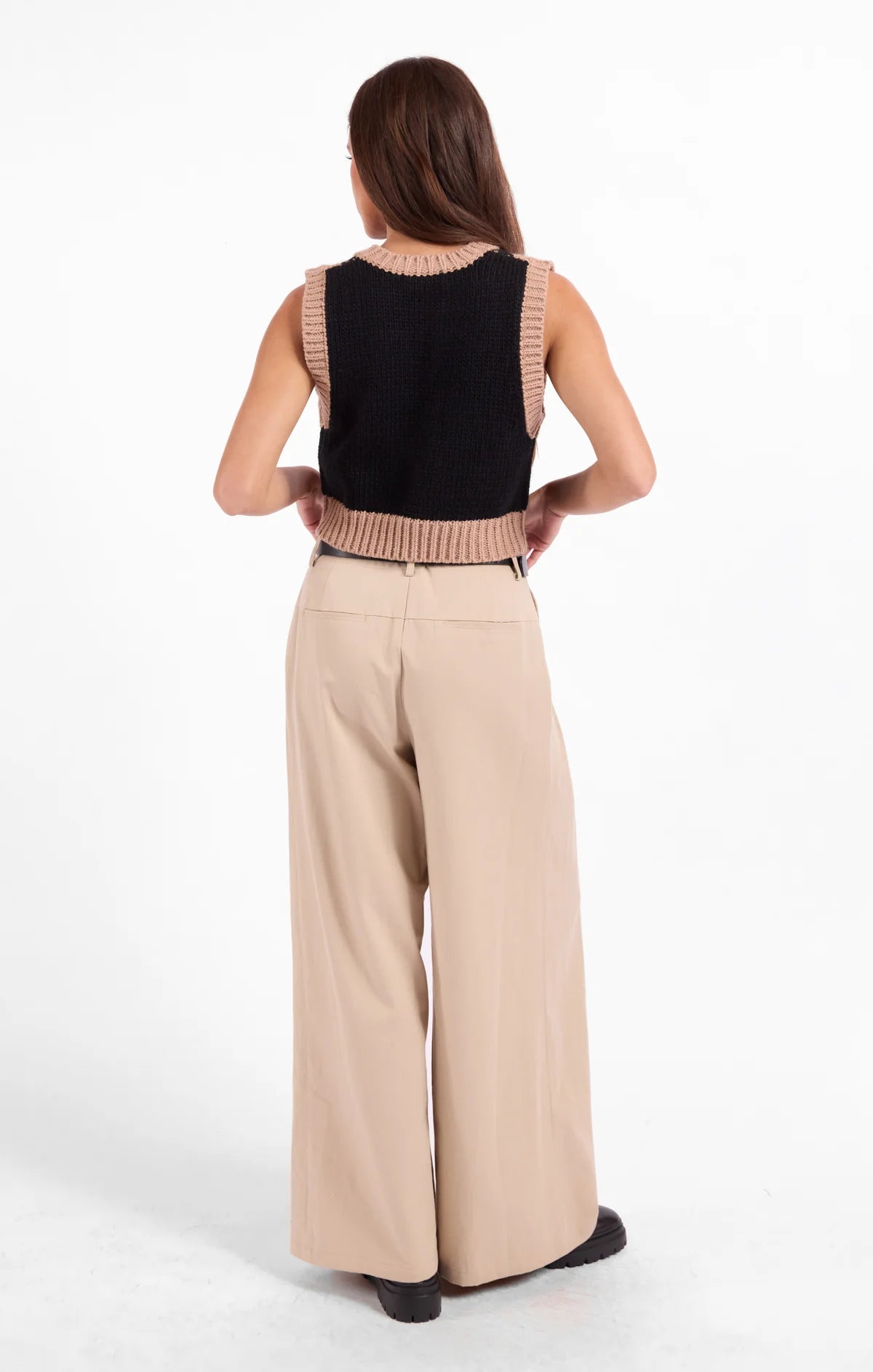 "STUDY HALL SWEATER VEST" by Sage The Label