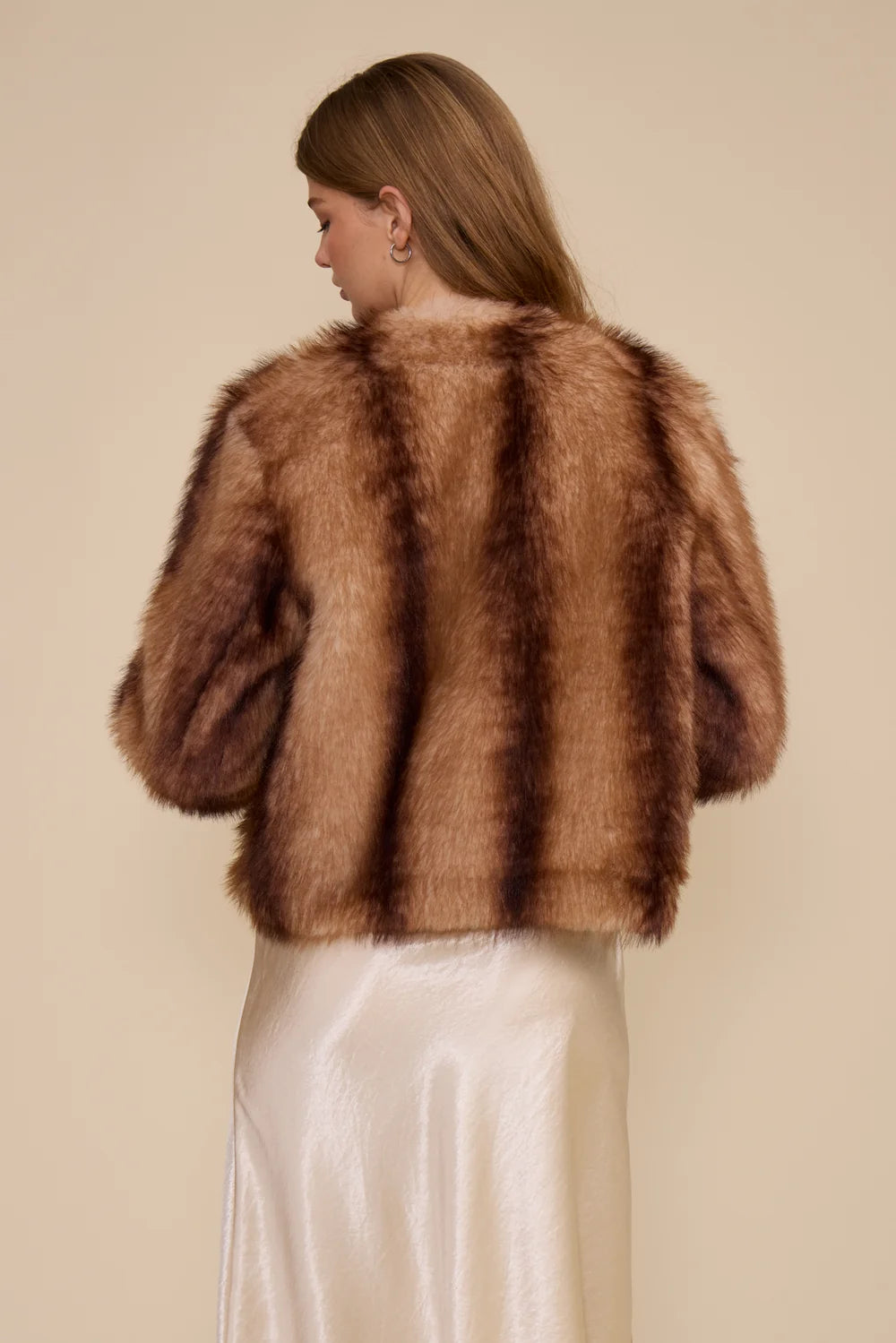 "CARRIE FAUX FUR JACKET" by Lucy Paris