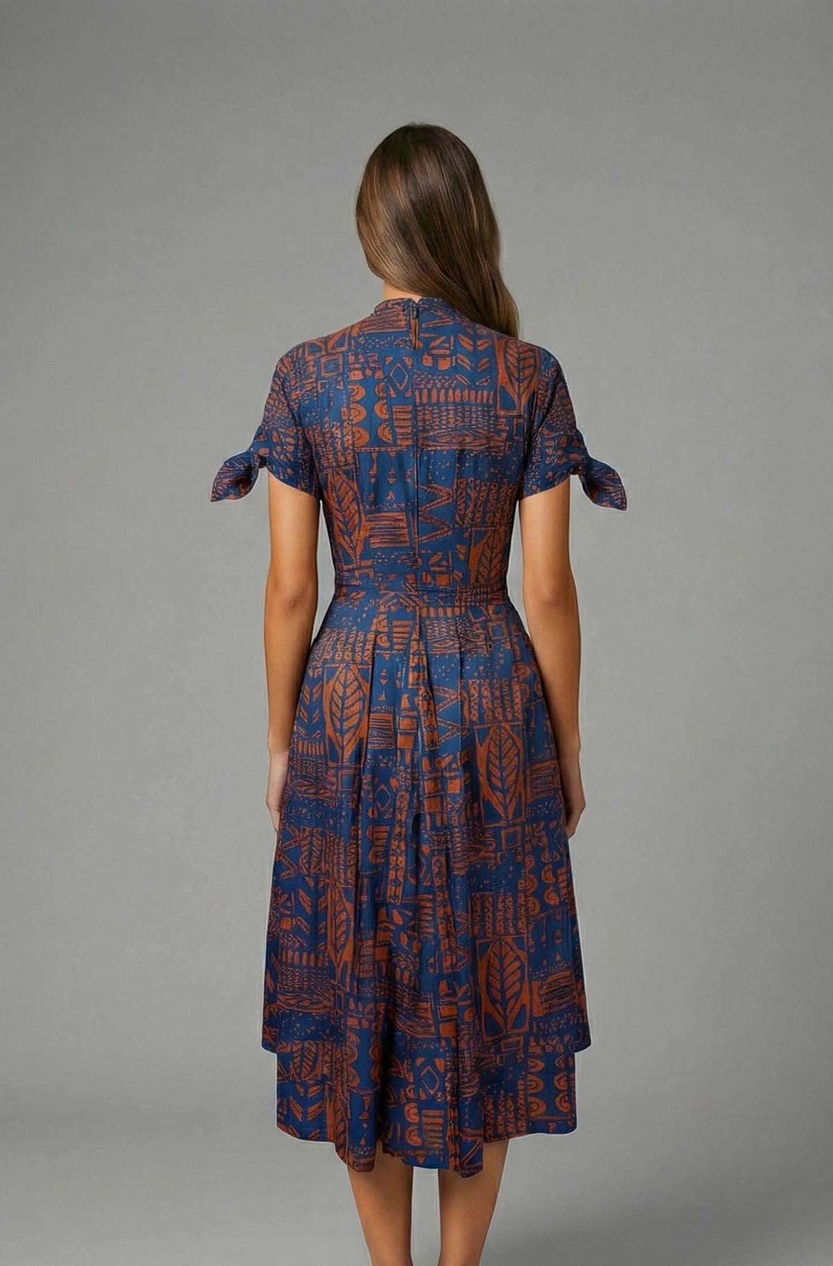 RUSTIC EDGE MAXI DRESS