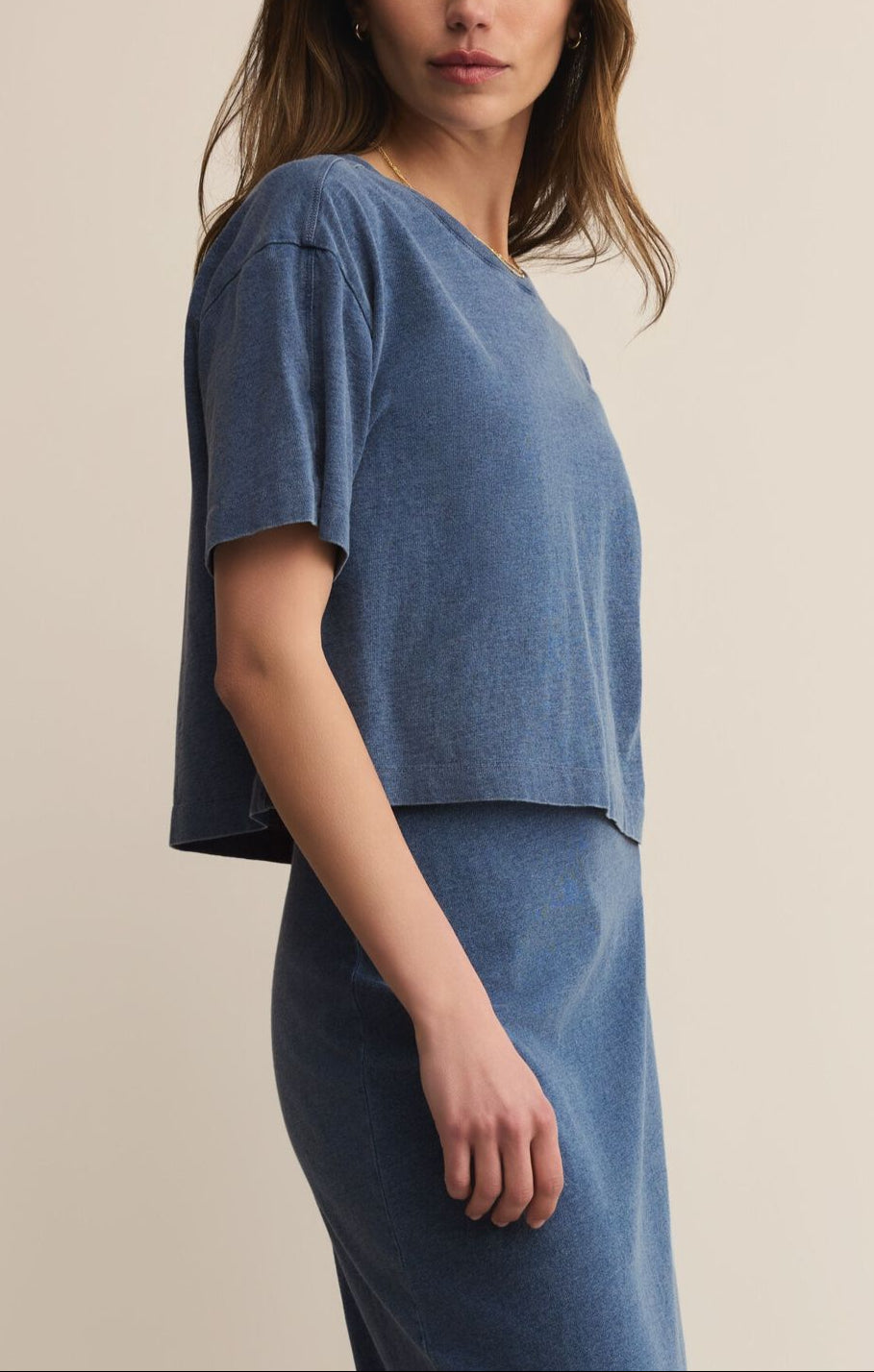 "IT IS WELL" DENIM TEE