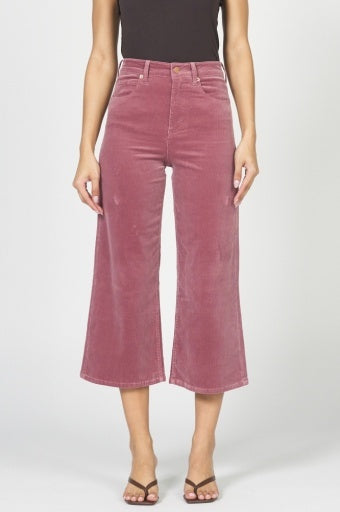 AUDREY CROPPED CORDUROY PANTS by Dear John