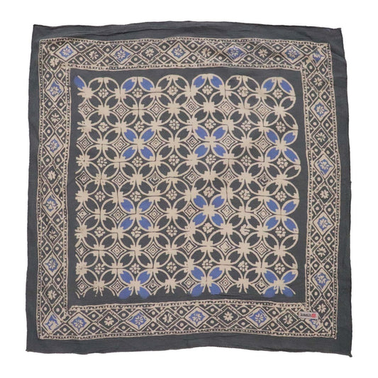 CHARCOAL GRAY BATIK BANDANA