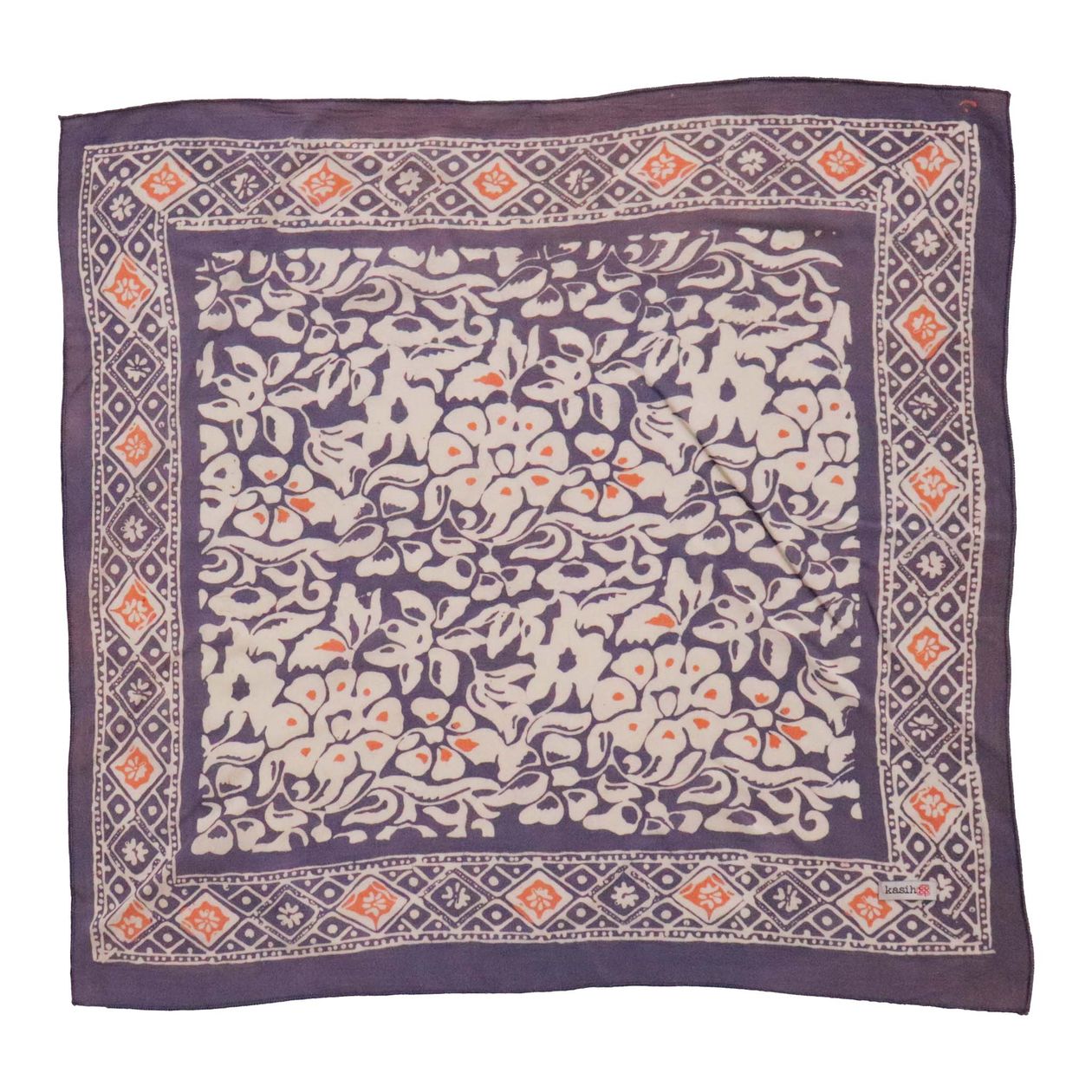 PLUM HAZE HAND DYED BATIK BANDANA