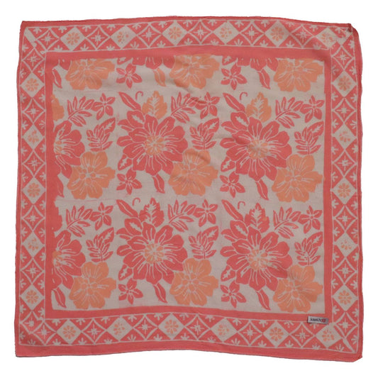 POWDER PINK BLOOM HAND DYED BATIK BANDANA