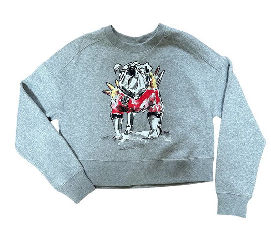 SAVAGE BOXY SWEATSHIRT by LEAH LATURELL ART