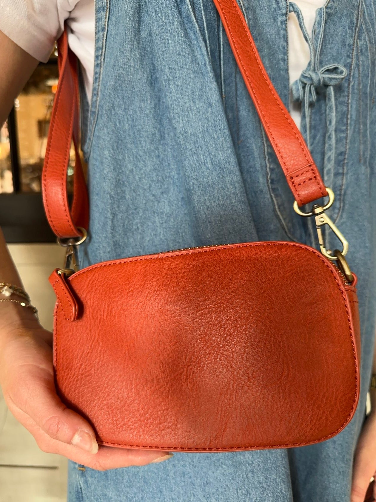 LAYNE DOUBLE ZIP PURSE