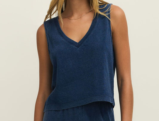 SLOANE DENIM TANK by Z Supply