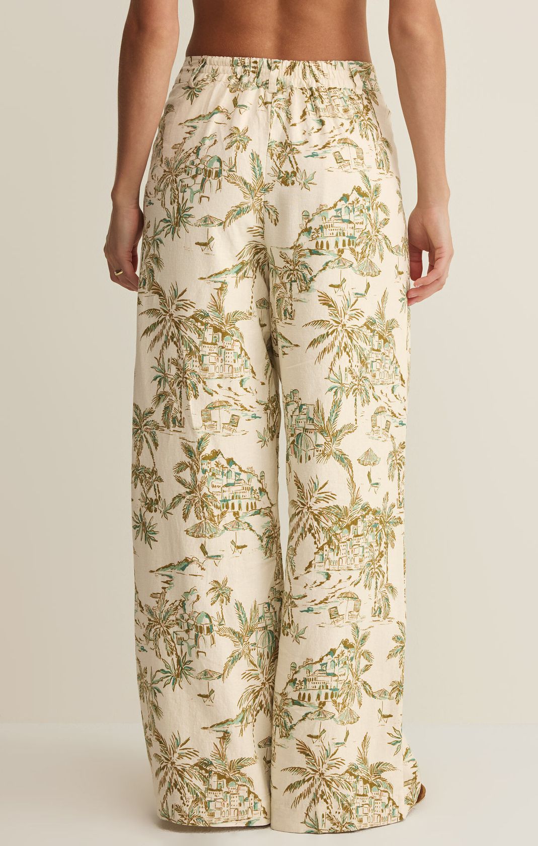 OVERLOOK TIKI TIDE LINEN PANT by Z Supply