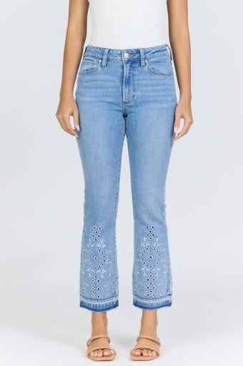 JEANNE CROPPED DENIM JEANS by Dear John
