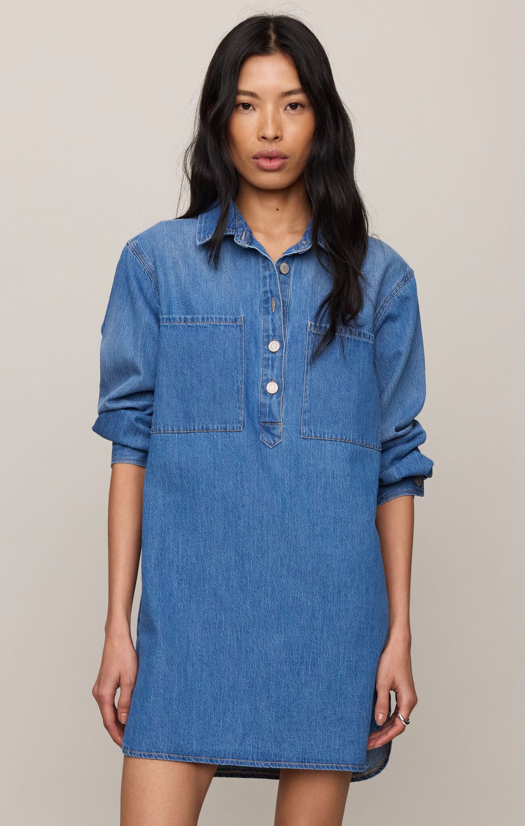 LUCIE DENIM SHIRT DRESS by Z Supply