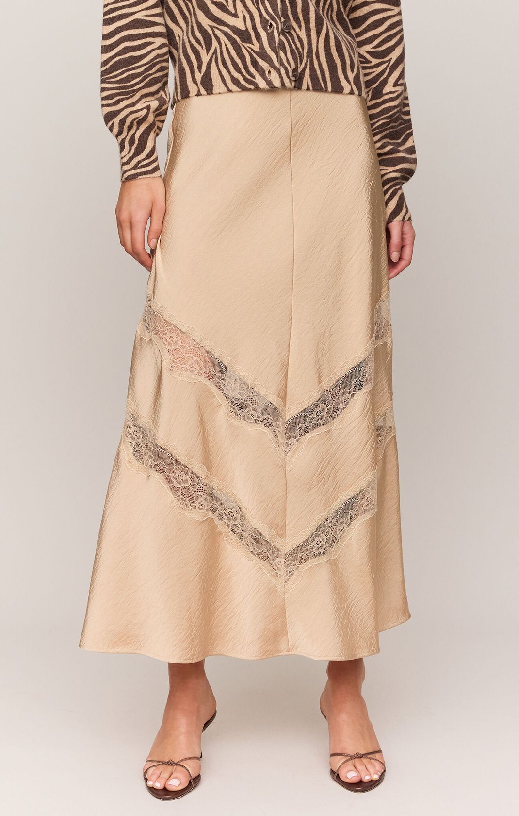 "KORI LACE MAXI SKIRT" by Z Supply