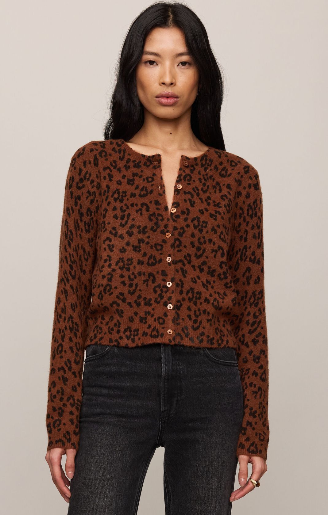 "MEDINA LEOPARD CARDIGAN" by Z Supply