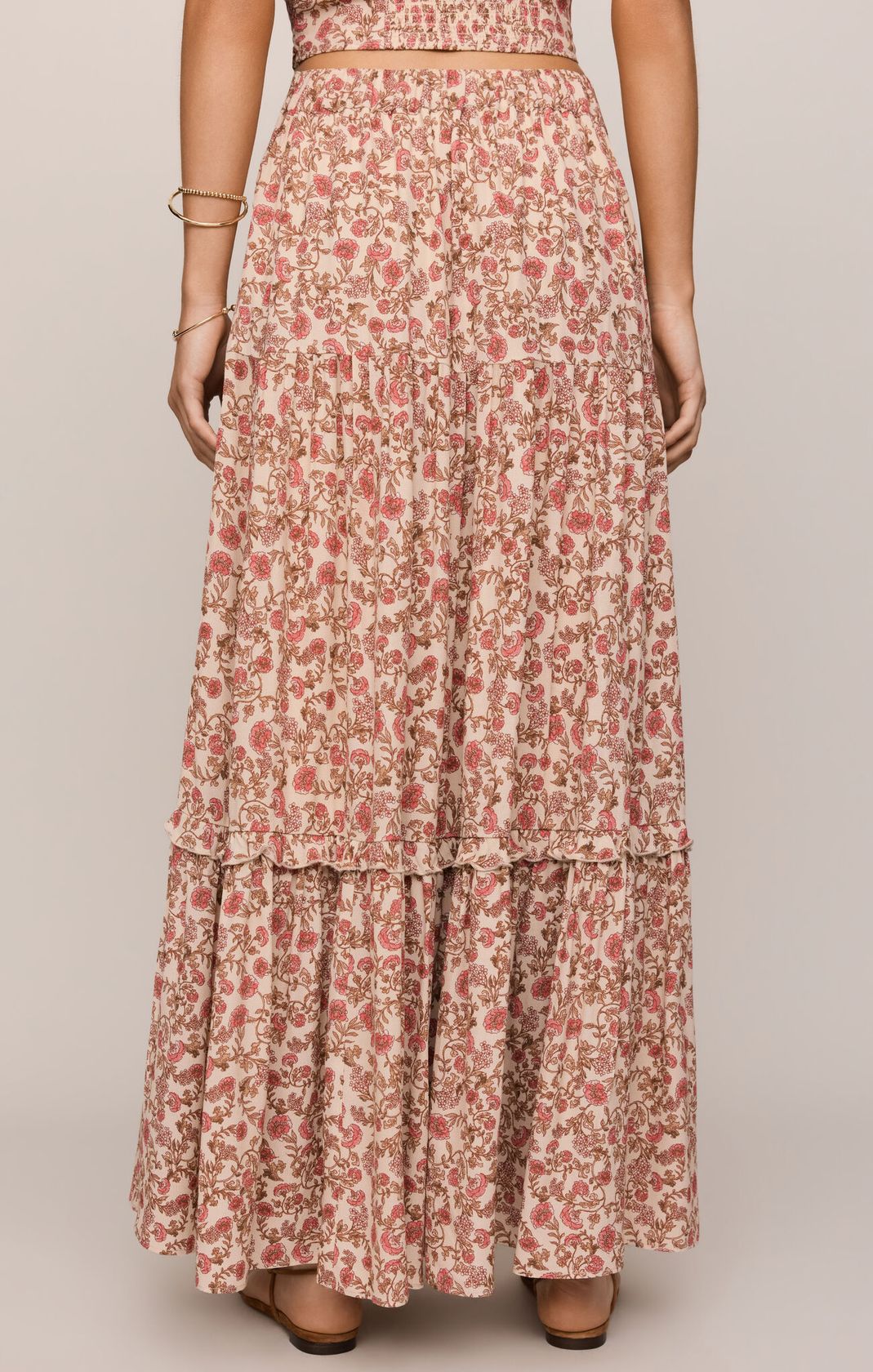 MOIRA FLORAL MAXI SKIRT by Z Supply