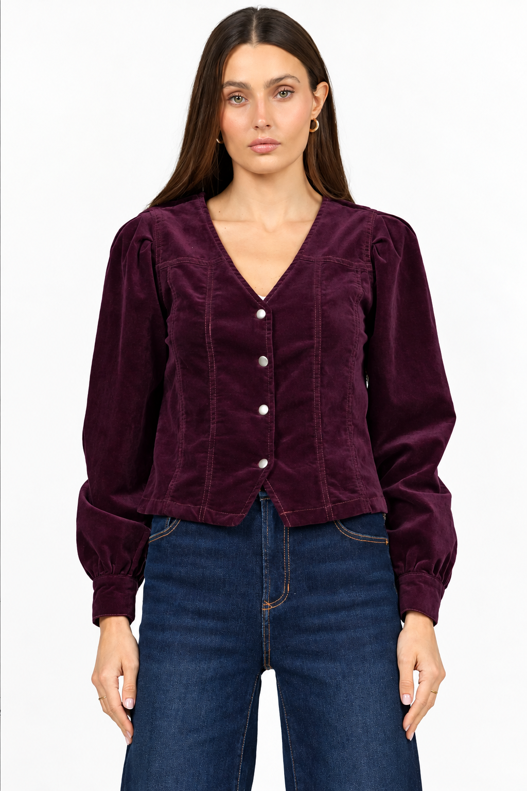"MARNIE V-NECK JACKET" by Dear John