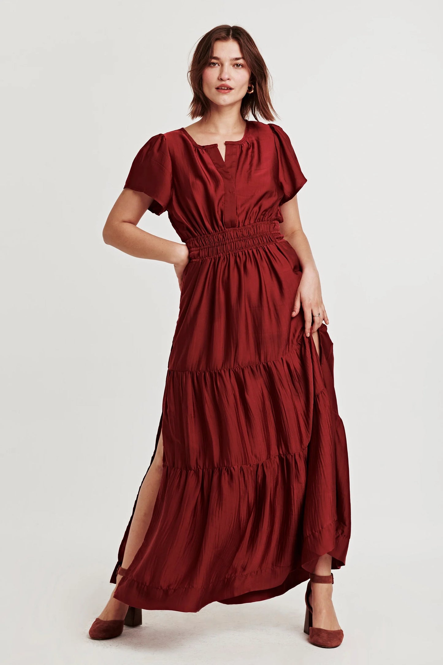 REESE TIERED MAXI DRESS By Dear John
