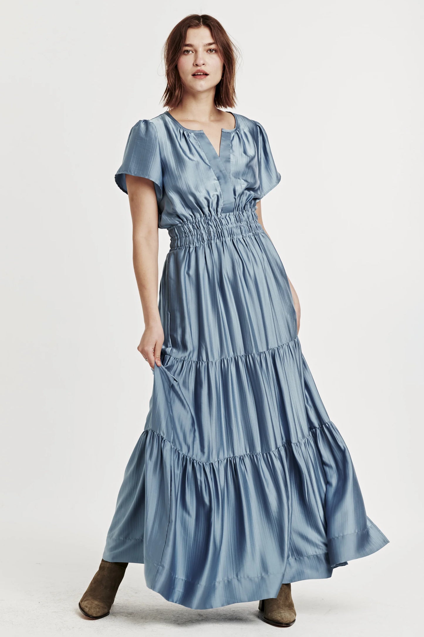 REESE TIERED MAXI DRESS By Dear John