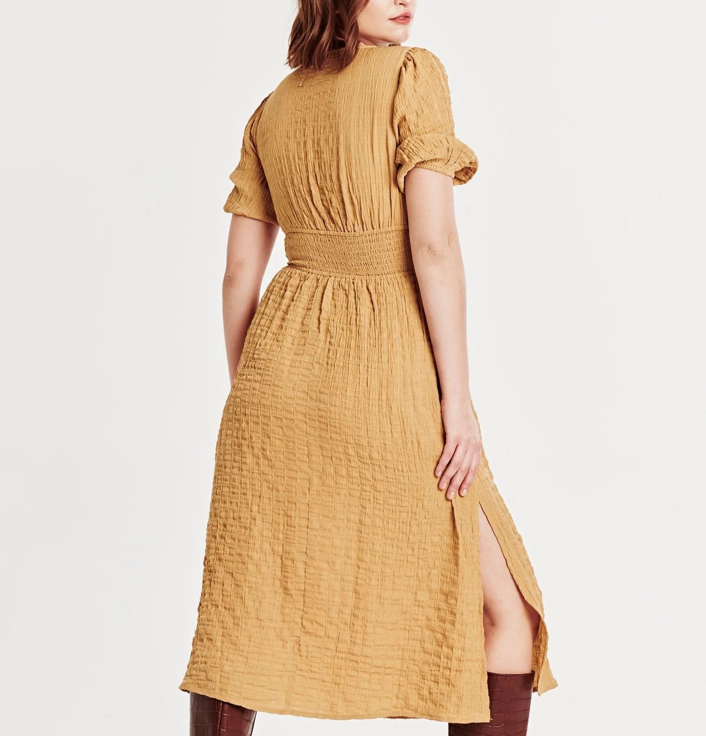 JENNIFER SMOCK WAIST DRESS