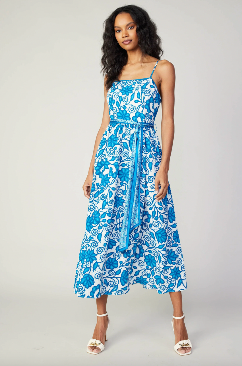 "CHILDLIKE FAITH" DRESS WITH SCARF TIE