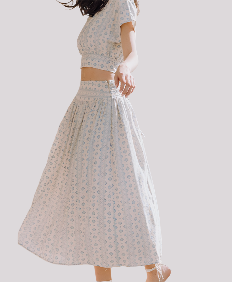 "BACK TO LIFE" SKIRT