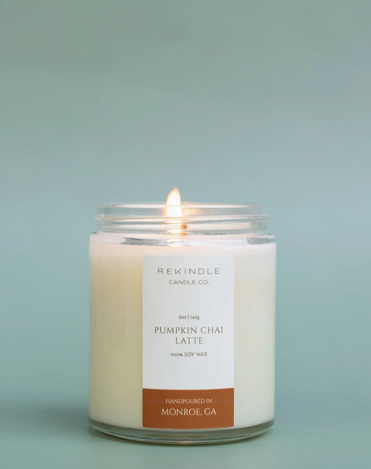 REKINDLE CANDLE CO 5 OZ JAR CANDLE