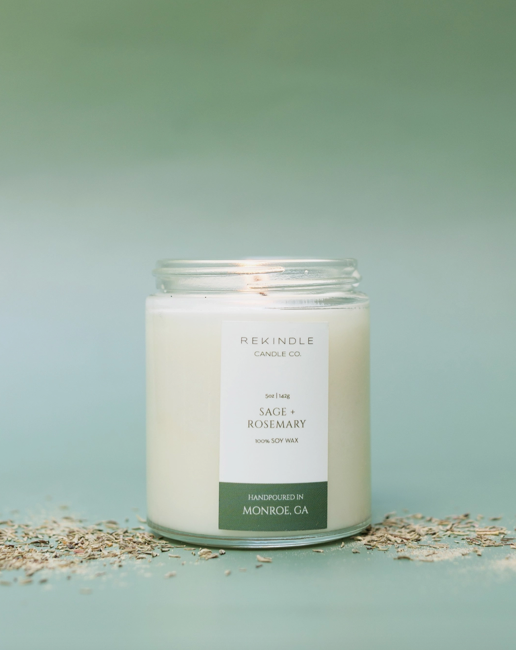 REKINDLE CANDLE CO 5 OZ JAR CANDLE