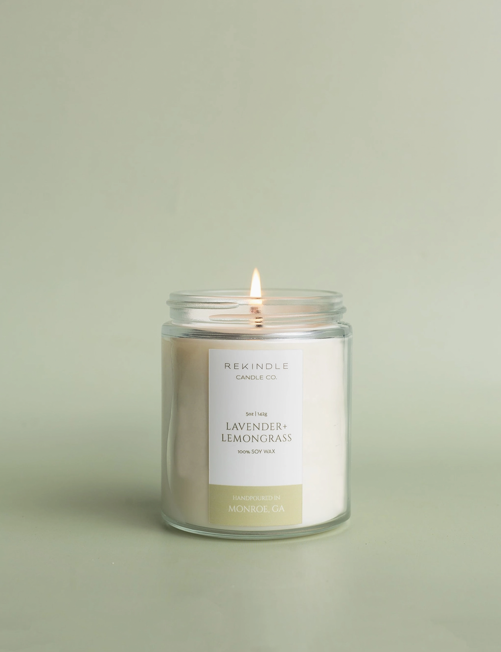 REKINDLE CANDLE CO 5 OZ JAR CANDLE