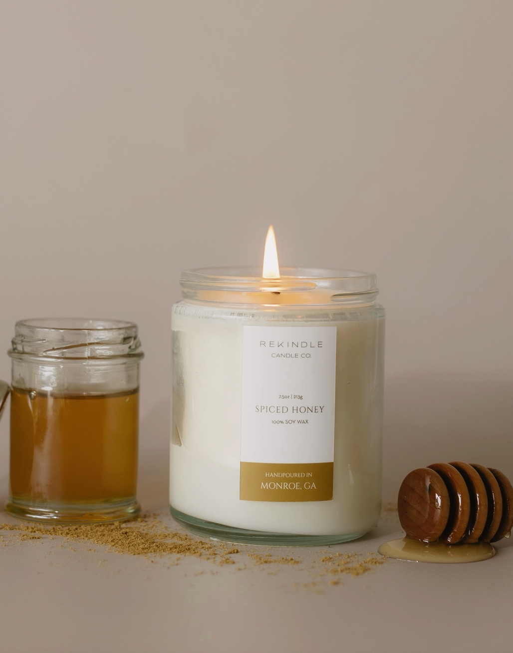 REKINDLE CANDLE CO 5 OZ JAR CANDLE