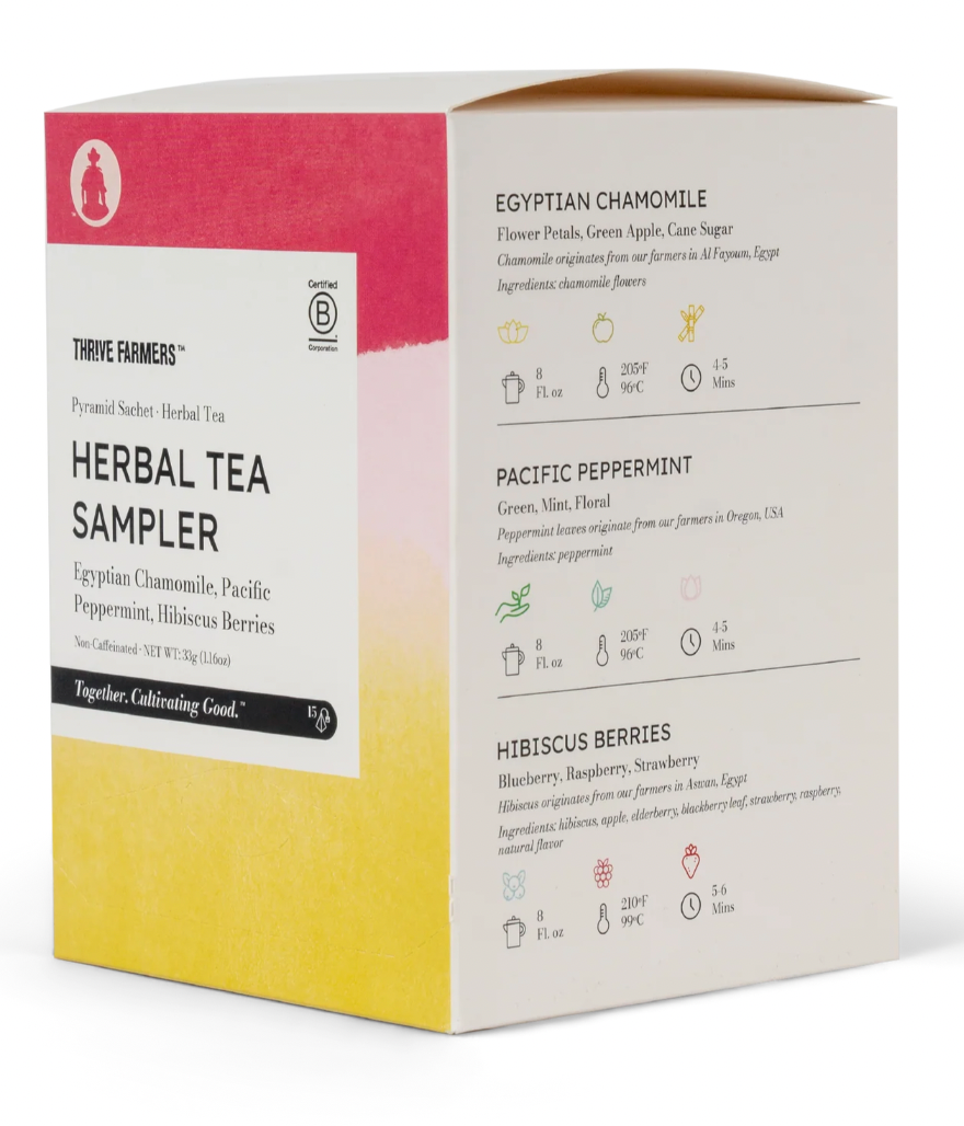 THRIVE HERBAL TEA SAMPLER