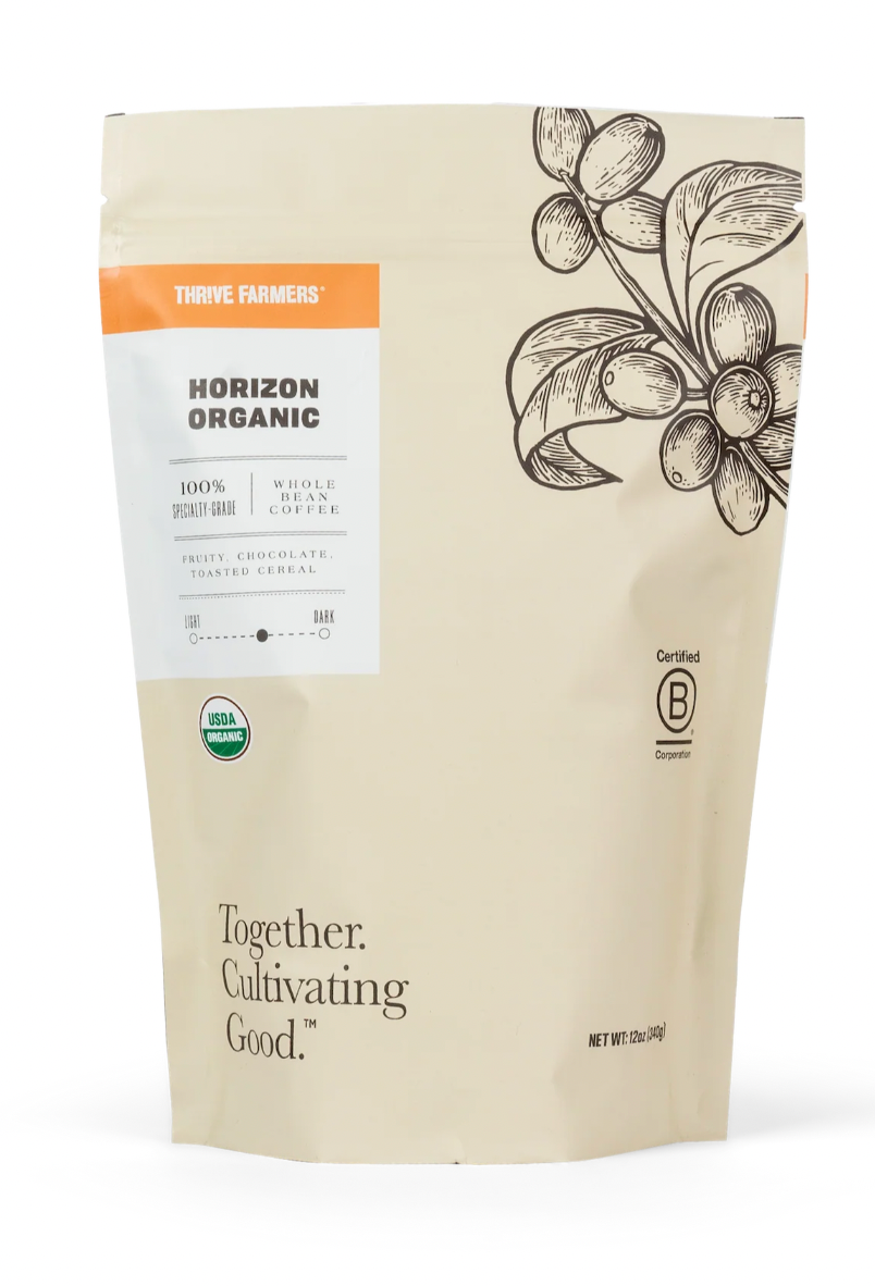 THRIVE HORIZON ORGANIC WHOLE BEAN COFFEE