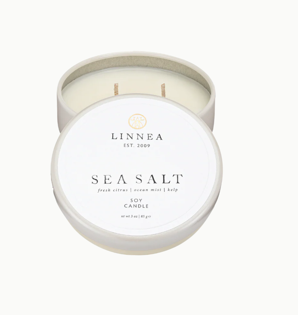 SEA SALT PETITE 2 WICK CANDLE