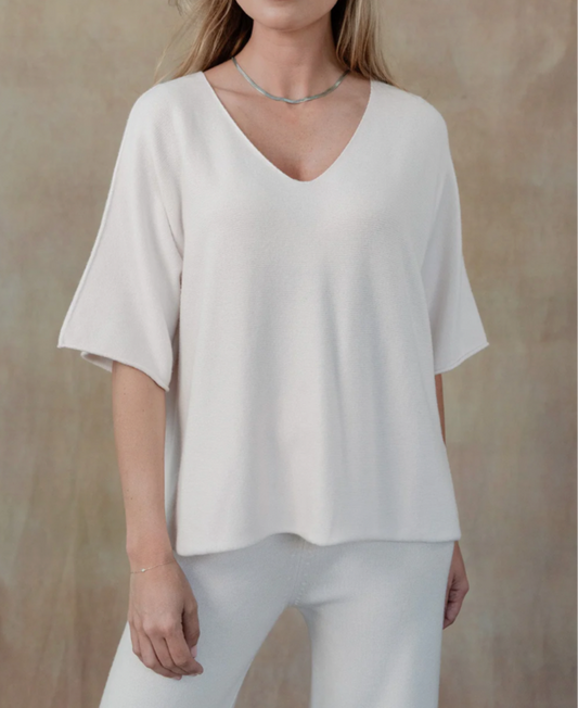 COLETTA SHORT SLEEVE SWEATER by COBBLESTONE