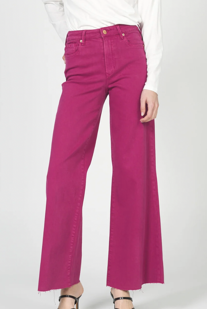 FIONA WIDE LEG DENIM JEANS by Dear John