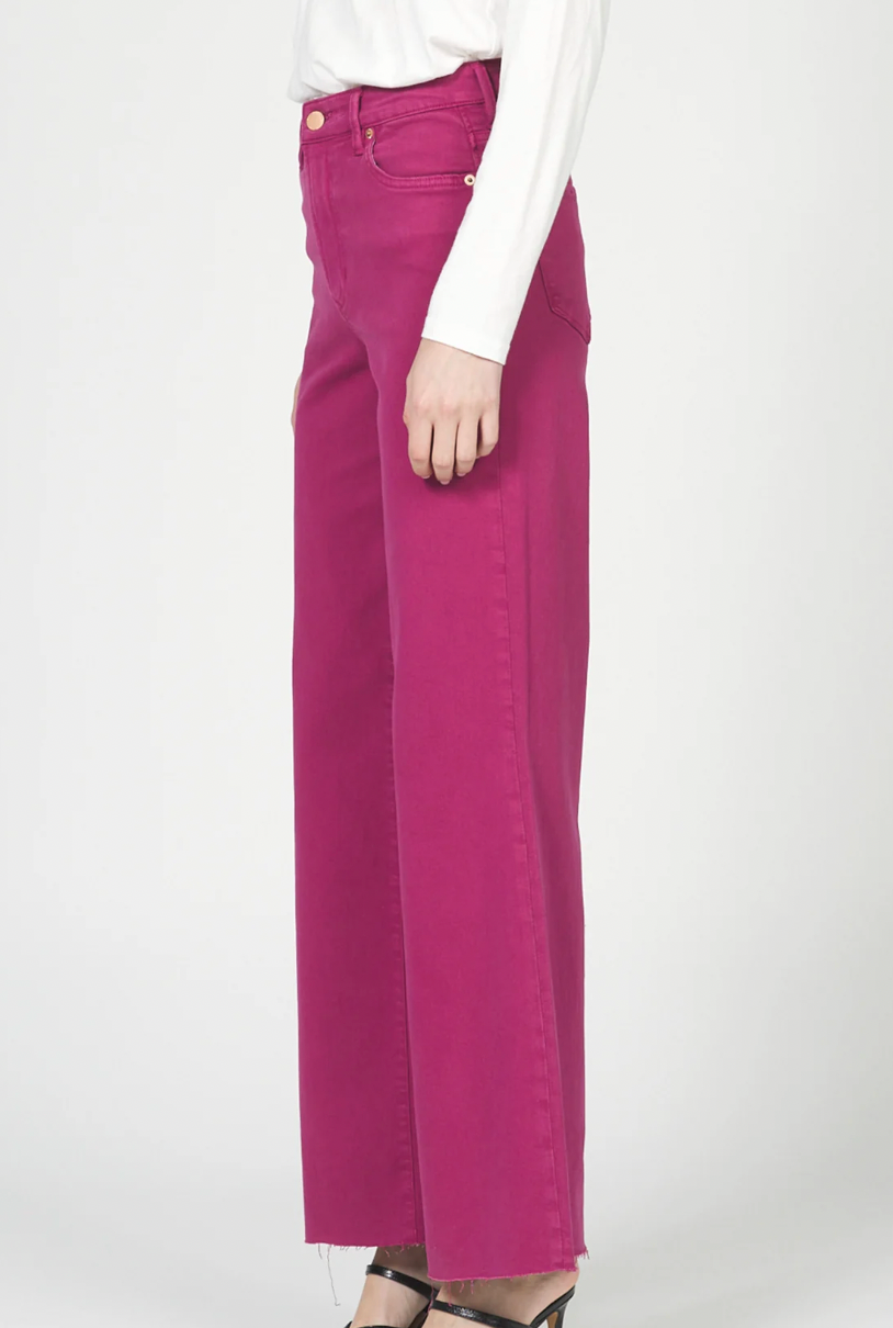 FIONA WIDE LEG DENIM JEANS by Dear John