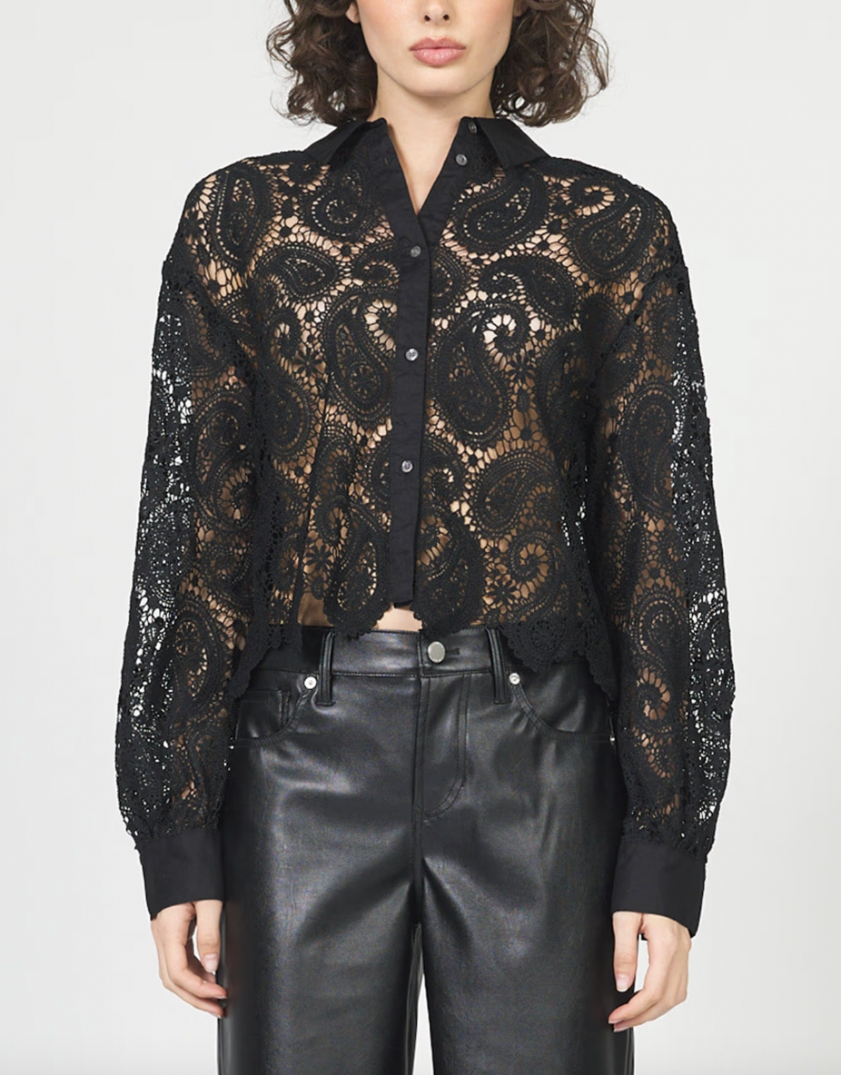 LONG SLEEVE SUZETTE TOP by Dear John