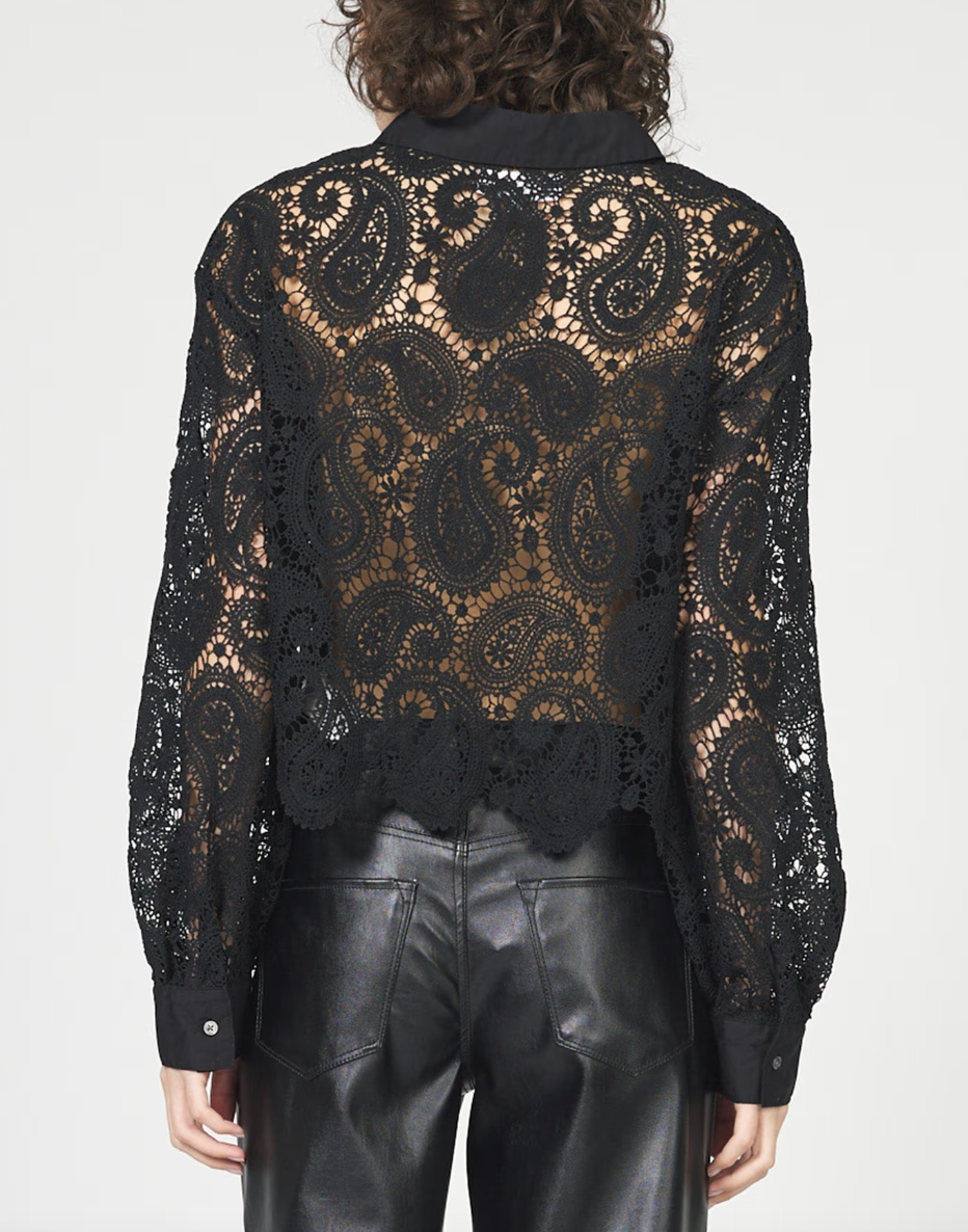 LONG SLEEVE SUZETTE TOP by Dear John