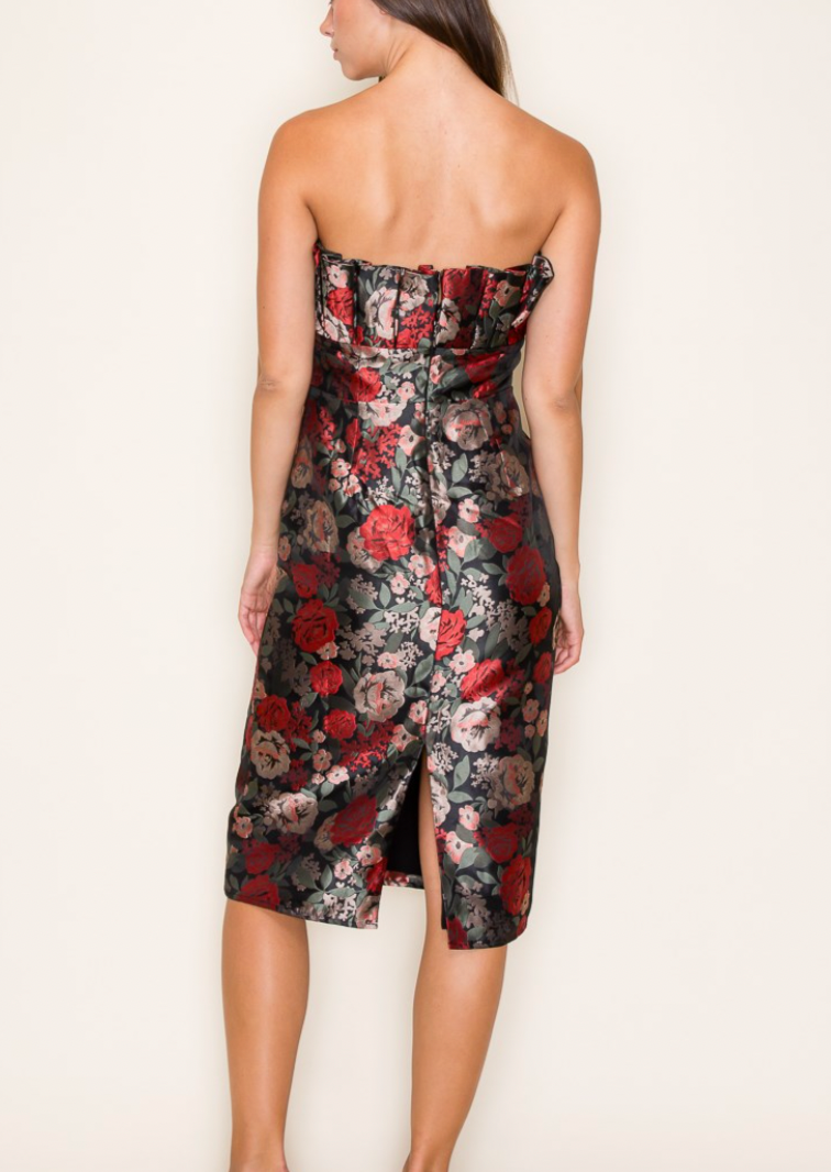 "EVEN IF" MIDI DRESS