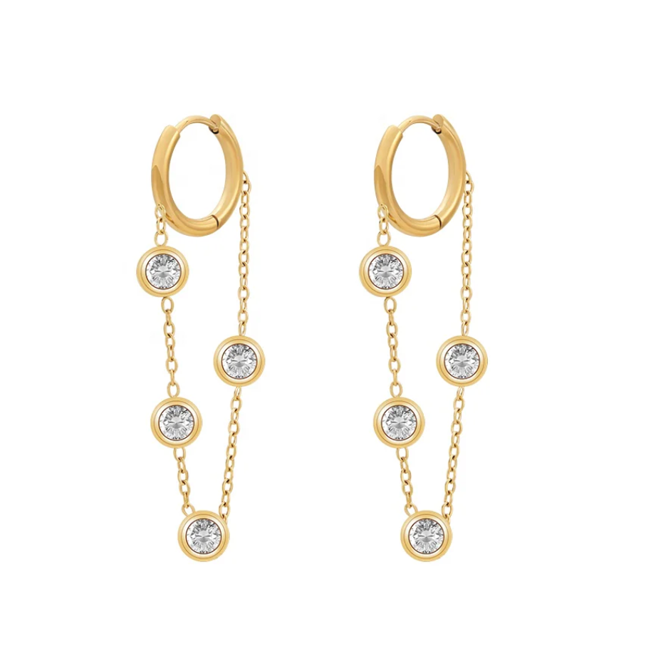 BRISA HUGGIE EARRINGS by Katie Rae