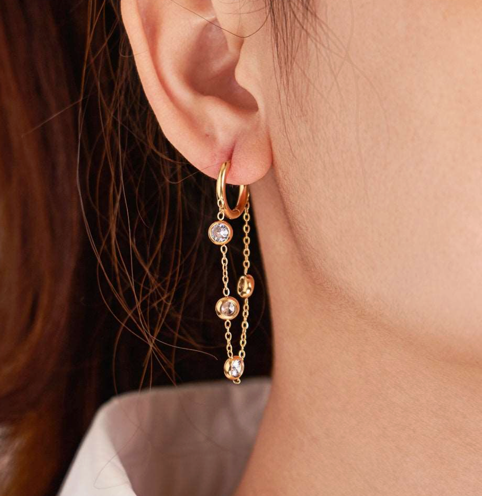 BRISA HUGGIE EARRINGS by Katie Rae