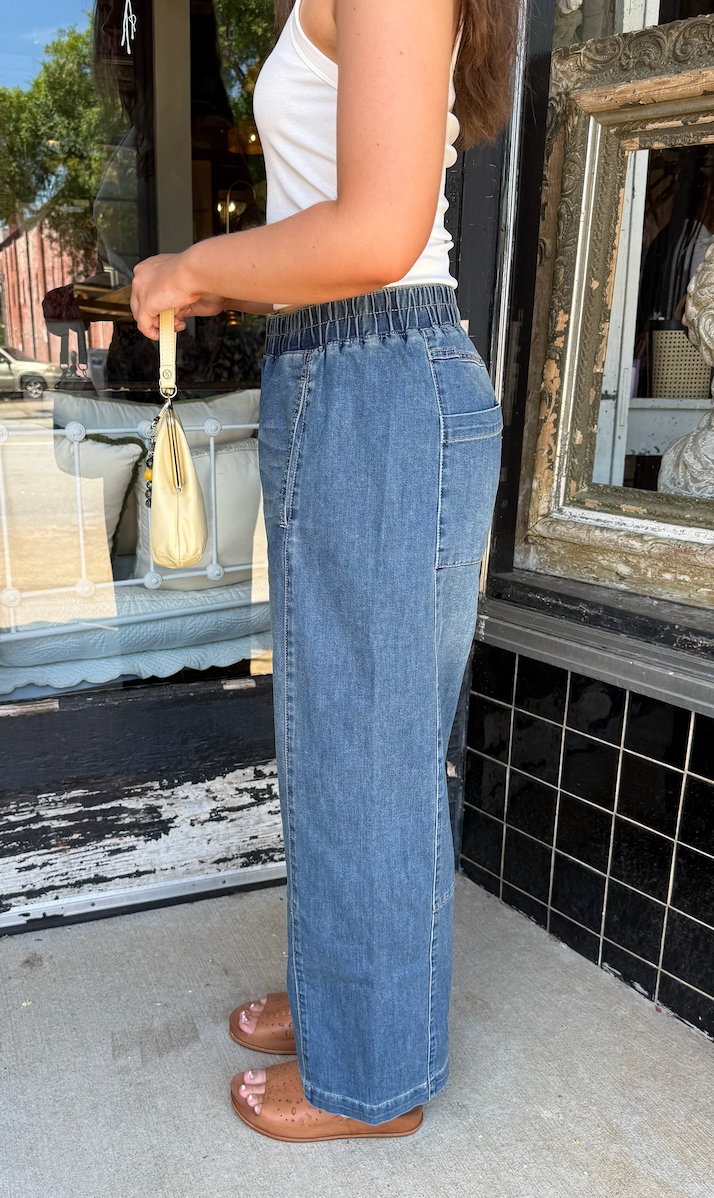 DELLA WIDE LEG JEANS by Dear John