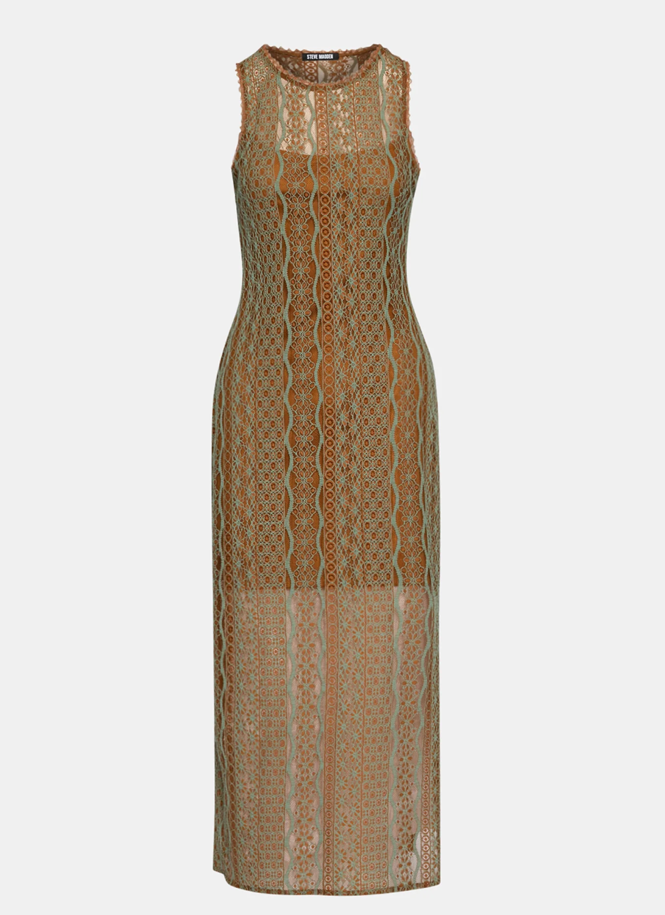 NYSSA DRESS RUST by Steve Madden
