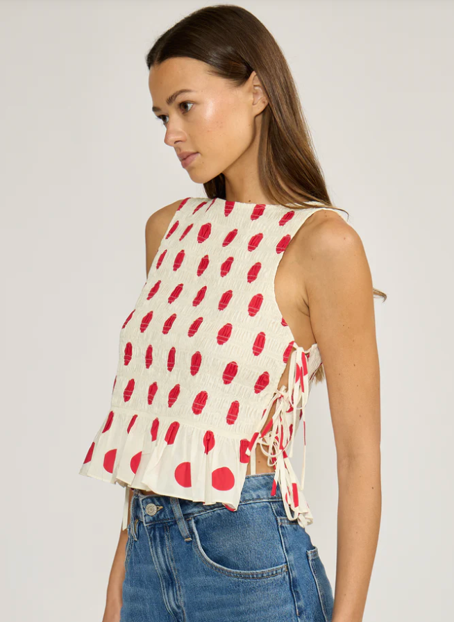 MAEVE POLKA DOT TOP by Lucy Paris