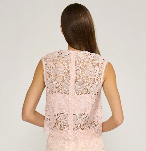 ZOEY LACE TOP by Lucy Paris